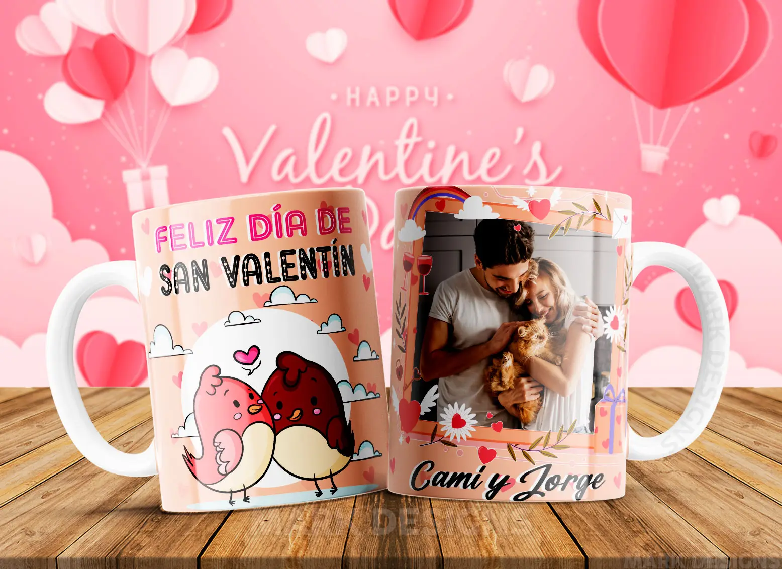 San Valentín editable 2